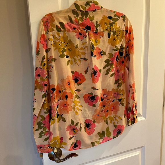 Sezane Floral Ann shirt, Size 34, US Size 2 - Picture 4 of 9